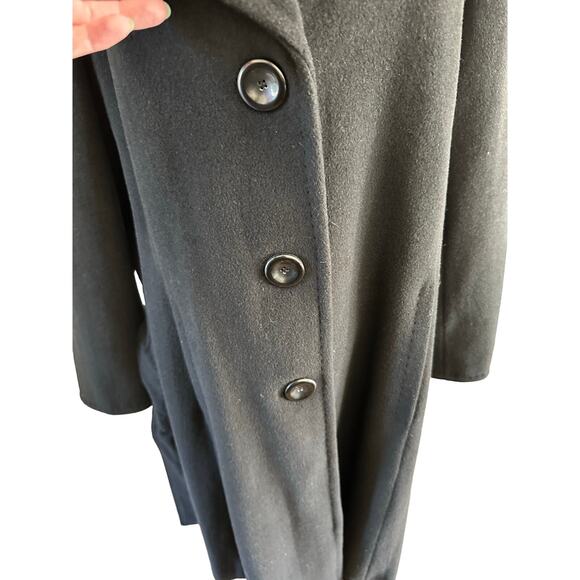 Ellen by Ellen Tracy Wool Coat with Tie Belt - Size 16 (NWT) Stunning! - Picture 5 of 13